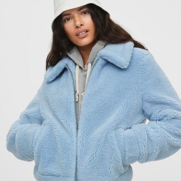 Gap Teddy Bear Sherpa Jacket - Picture 1 of 9